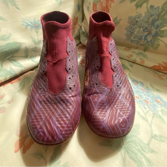 Nike Zoom Superfly 9 Mercurial KM Academy TF Turf Soccer Shoe Dark Beetroot/Gold - Picture 3 of 12